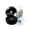 Etiqueta de tecido de cetim impresso single side 100% polyester satin ribbon